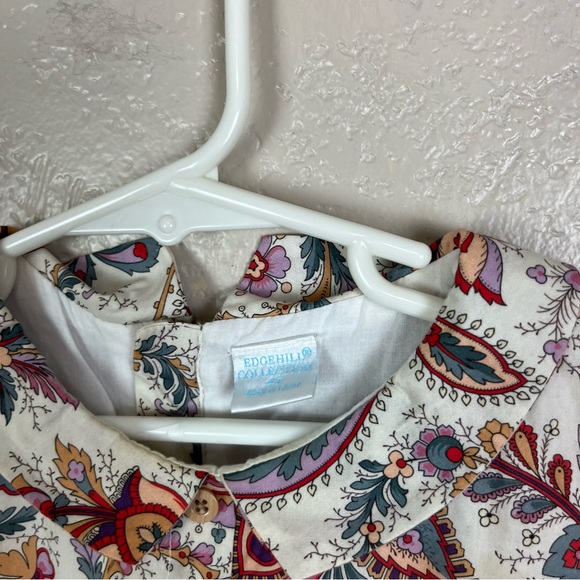 Edgehill‎ Collection Girl 4T  Floral Smocked Sleeveless Dress Spring Summer - Picture 7 of 8